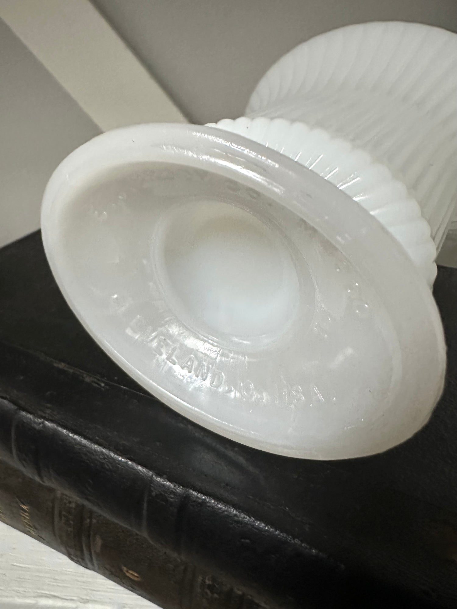 Vintage Brody Milk Glass Vase