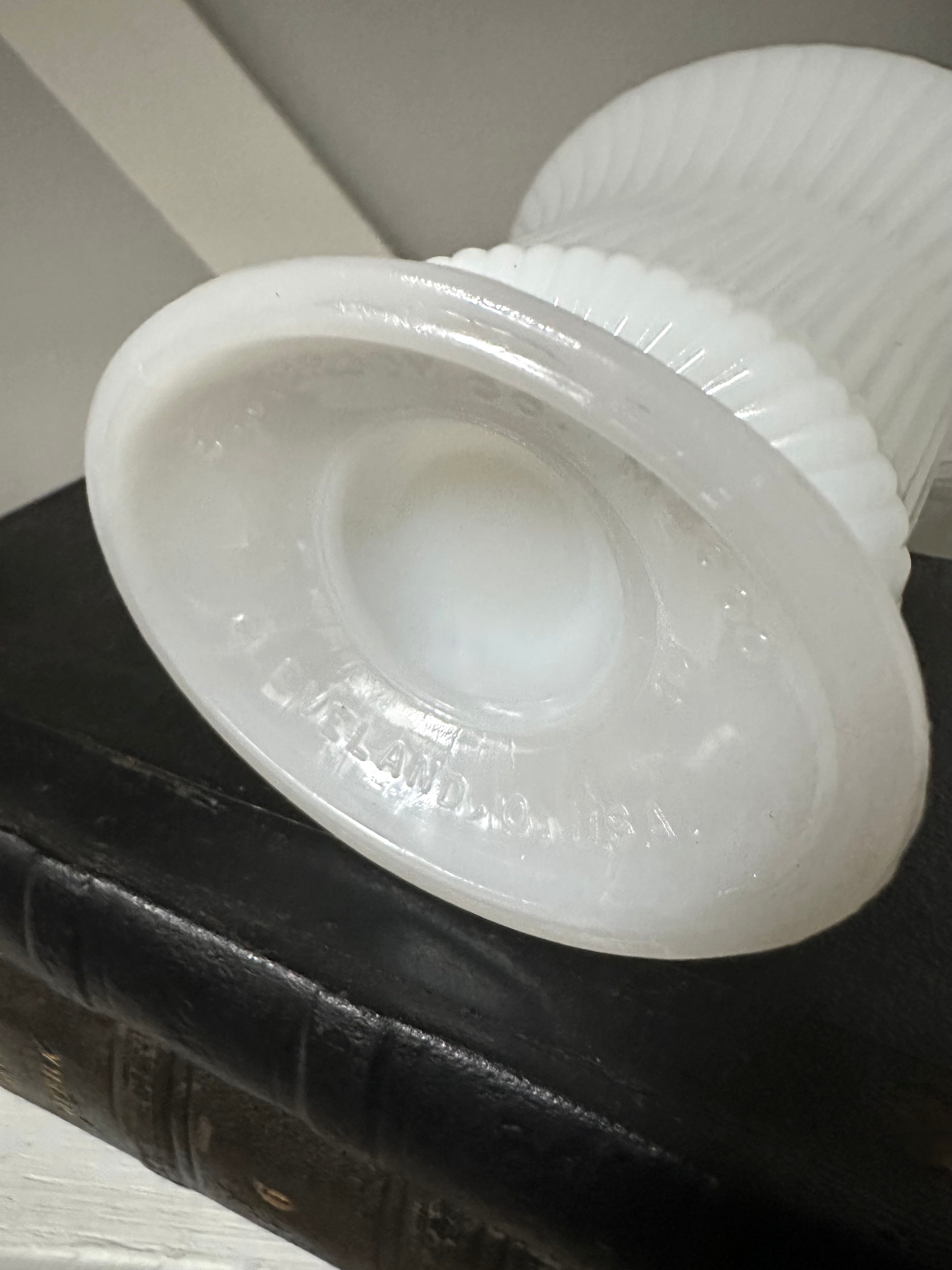 Vintage Brody Milk Glass Vase