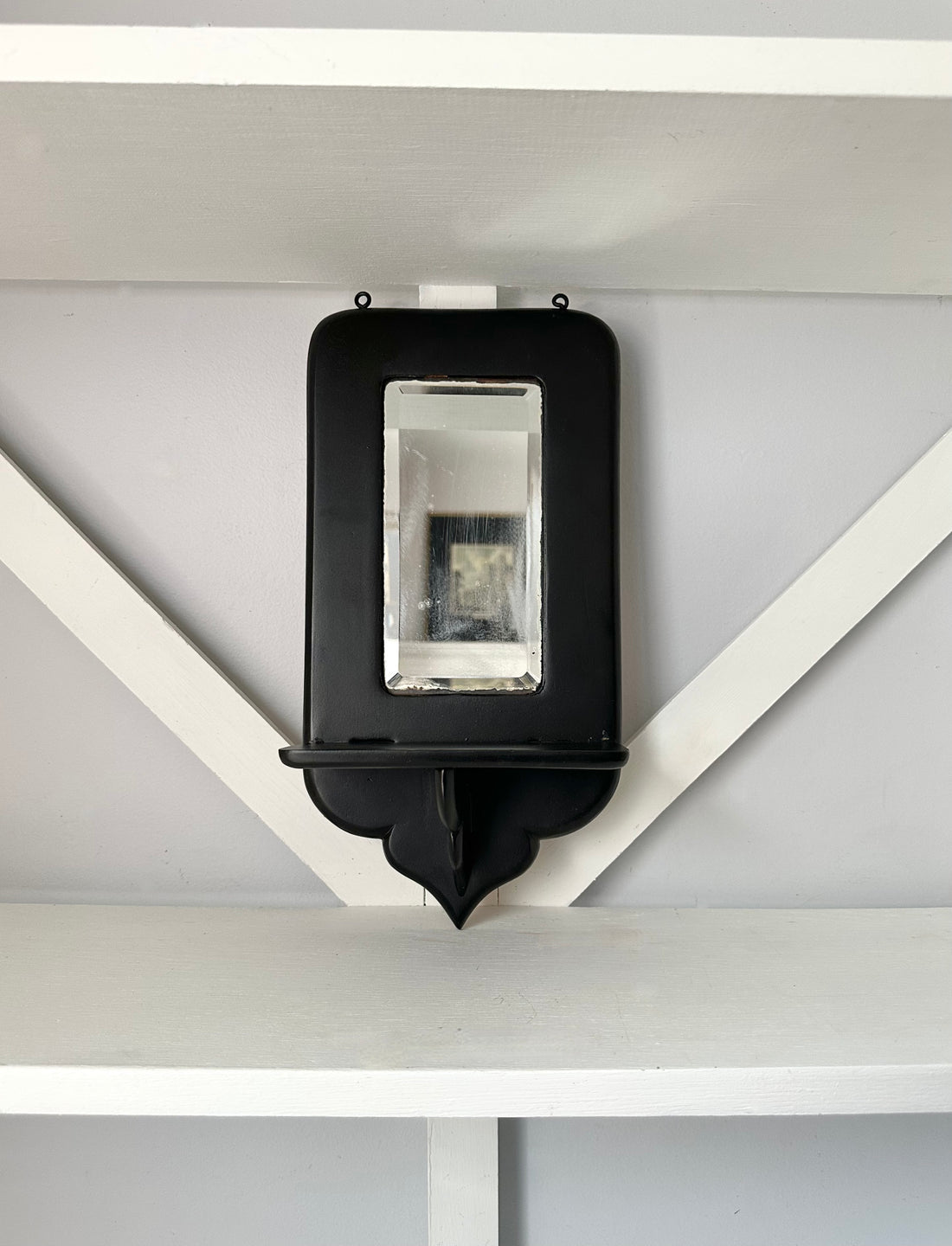 Vintage Mini Mirror + Shelf