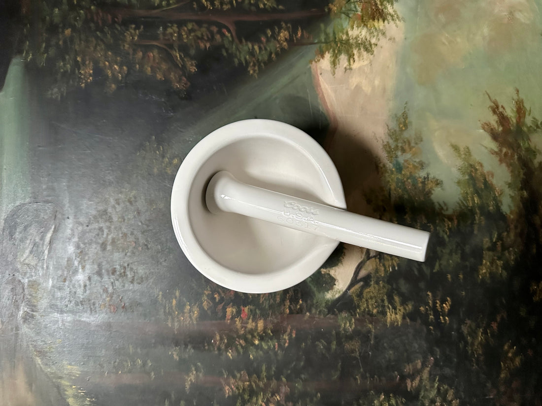 Vintage Mortar + Pestle