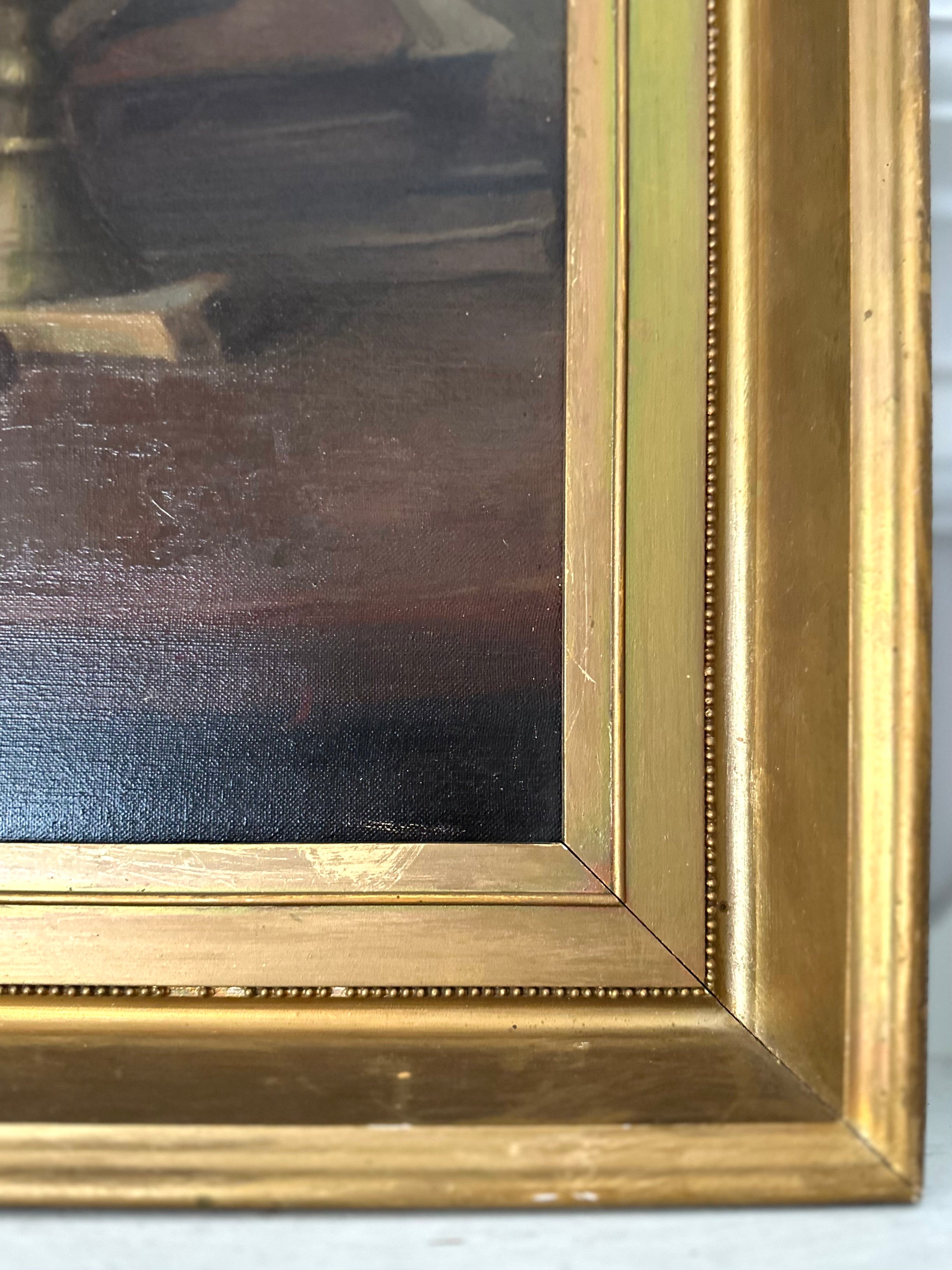 Vintage Still Life Oil Painting