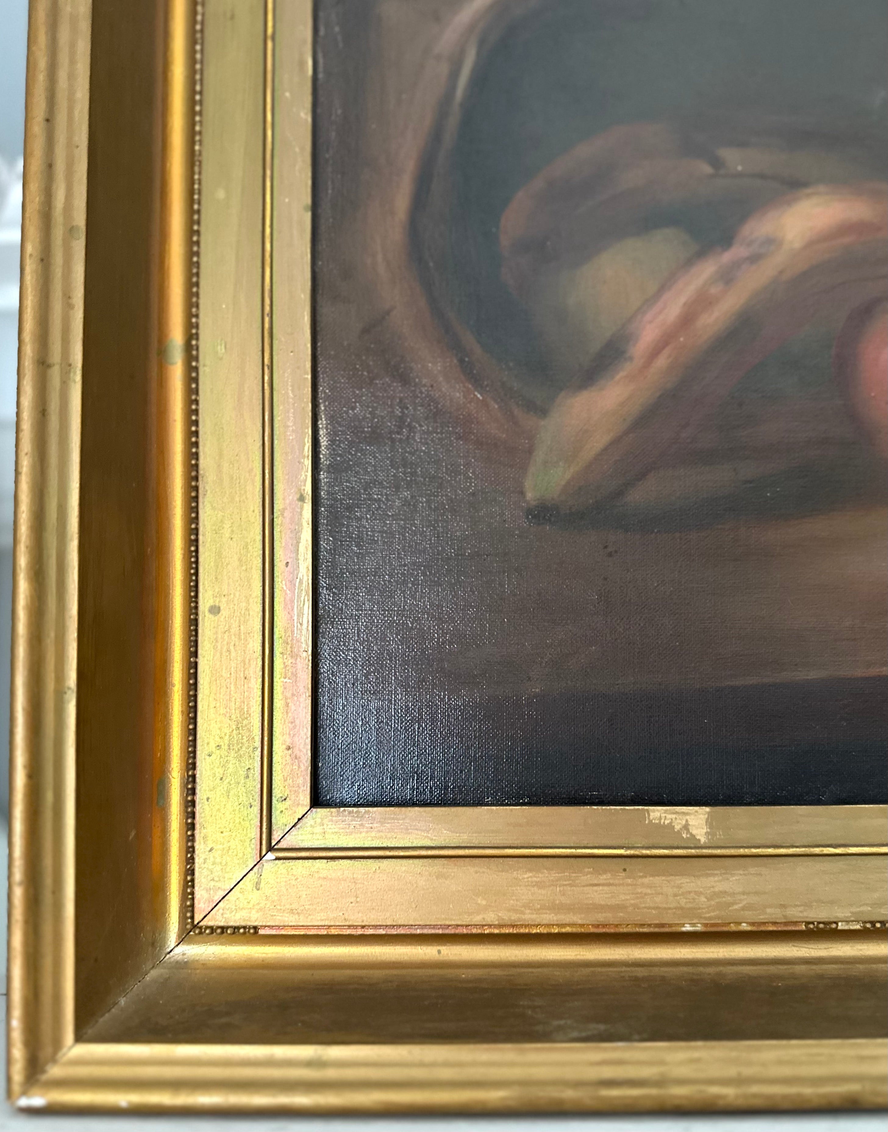 Vintage Still Life Oil Painting