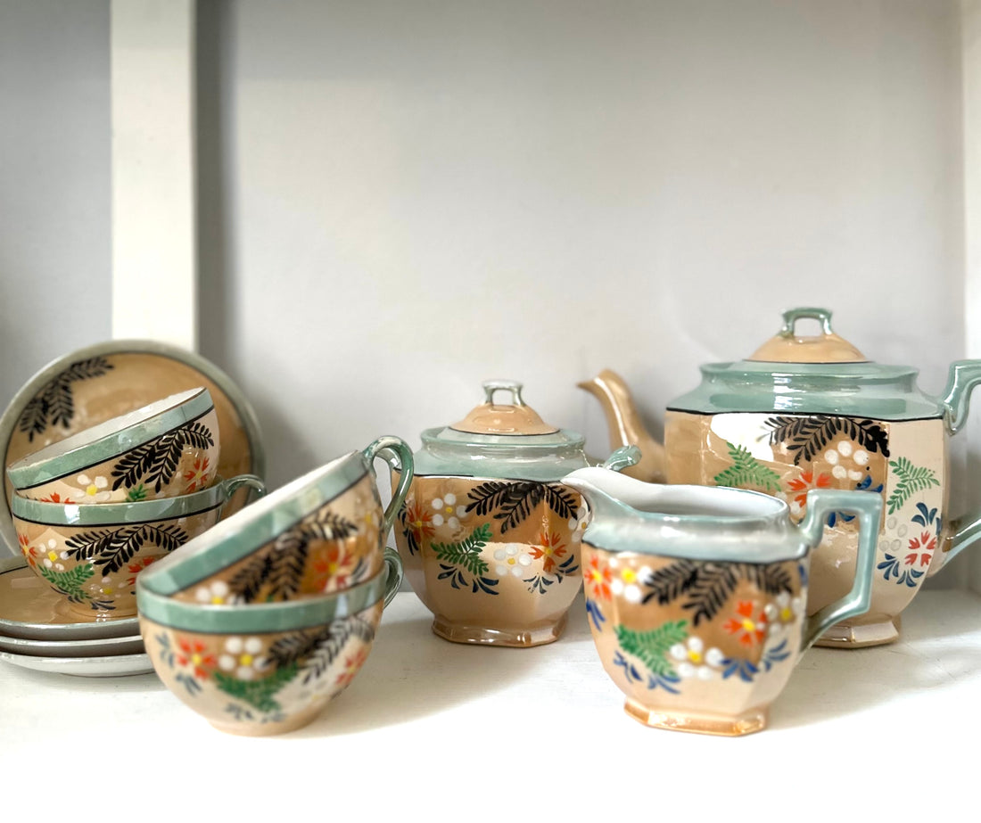 Vintage Lustreware Tea Set