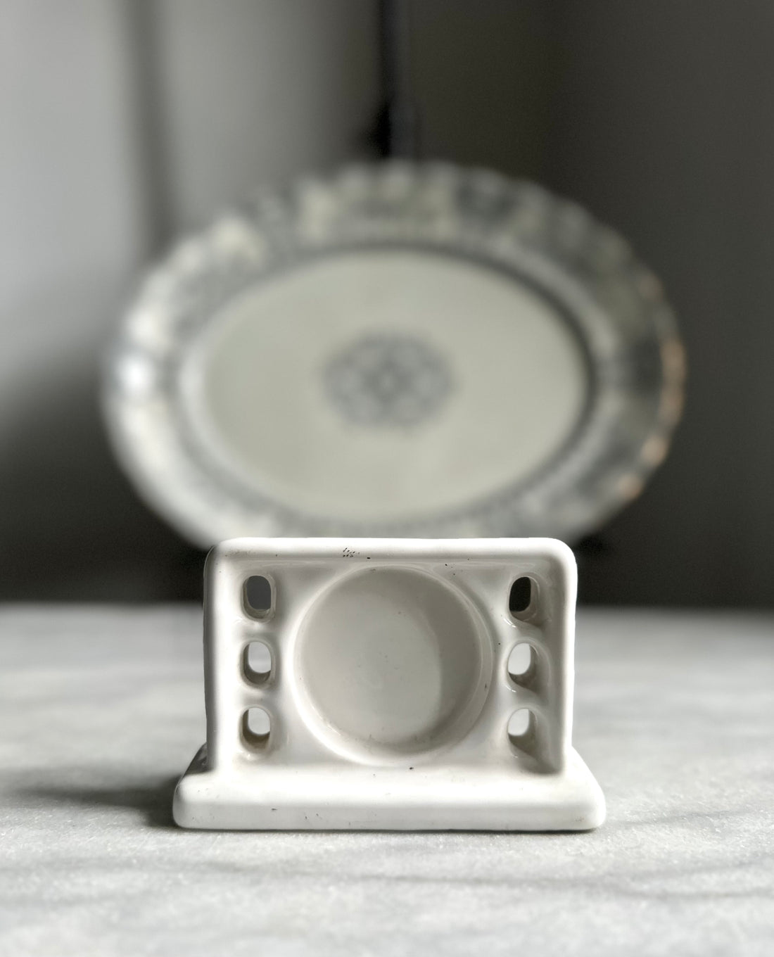 Vintage Toothbrush + Soap Dish