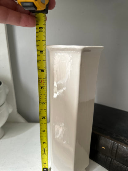 Vintage Tall Hexagon Vase