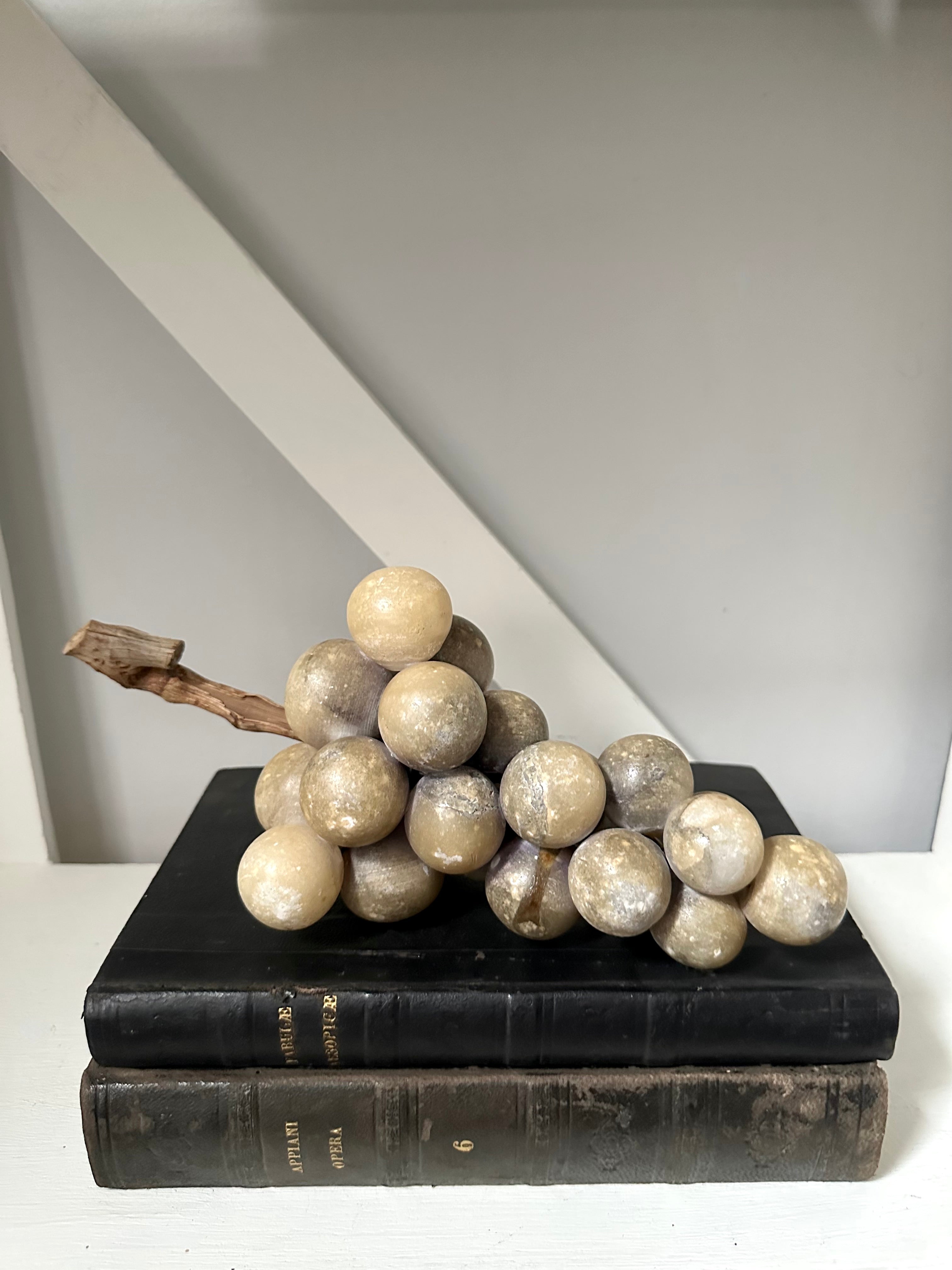 Vintage Alabaster Grapes