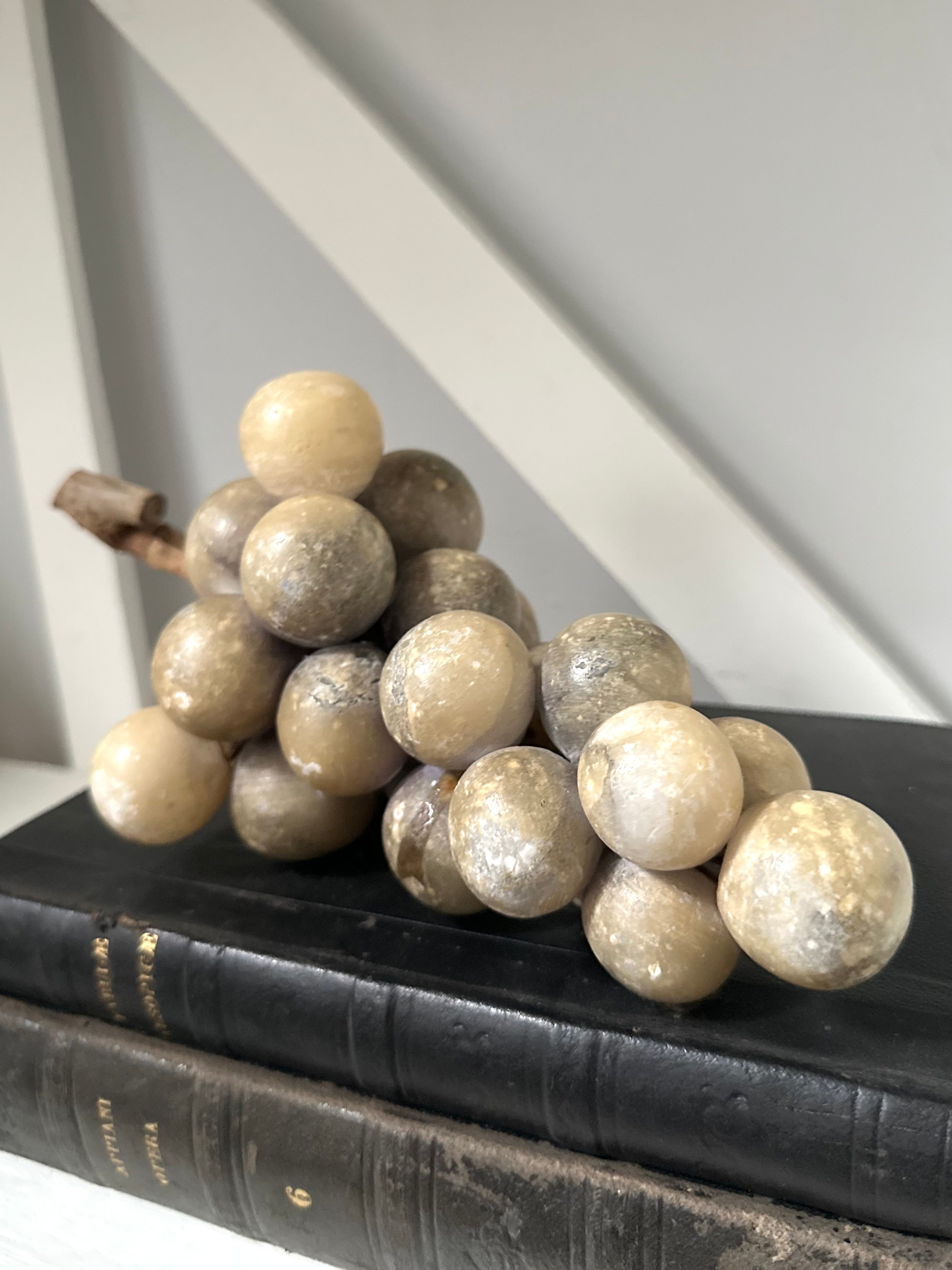 Vintage Alabaster Grapes