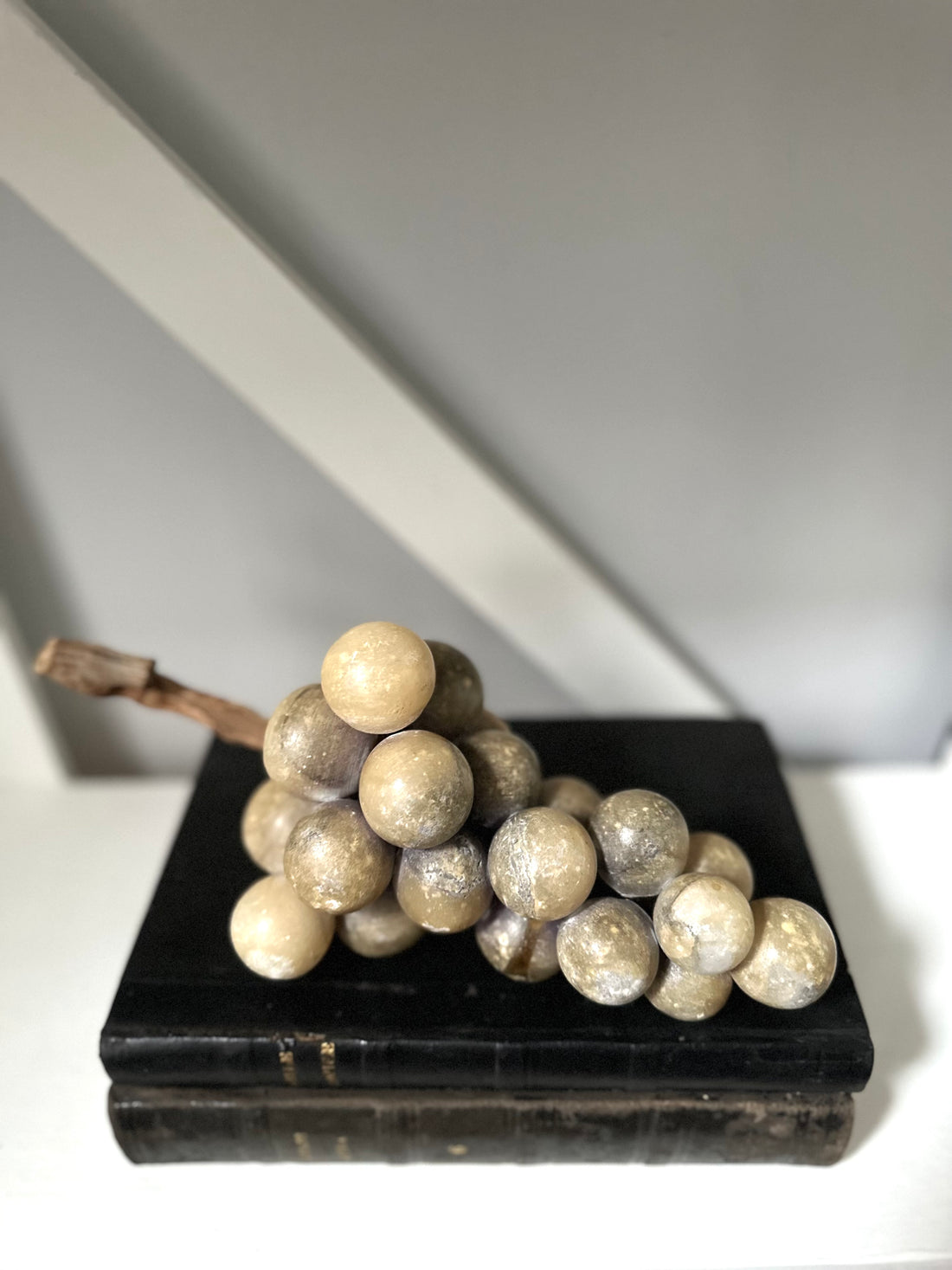 Vintage Alabaster Grapes