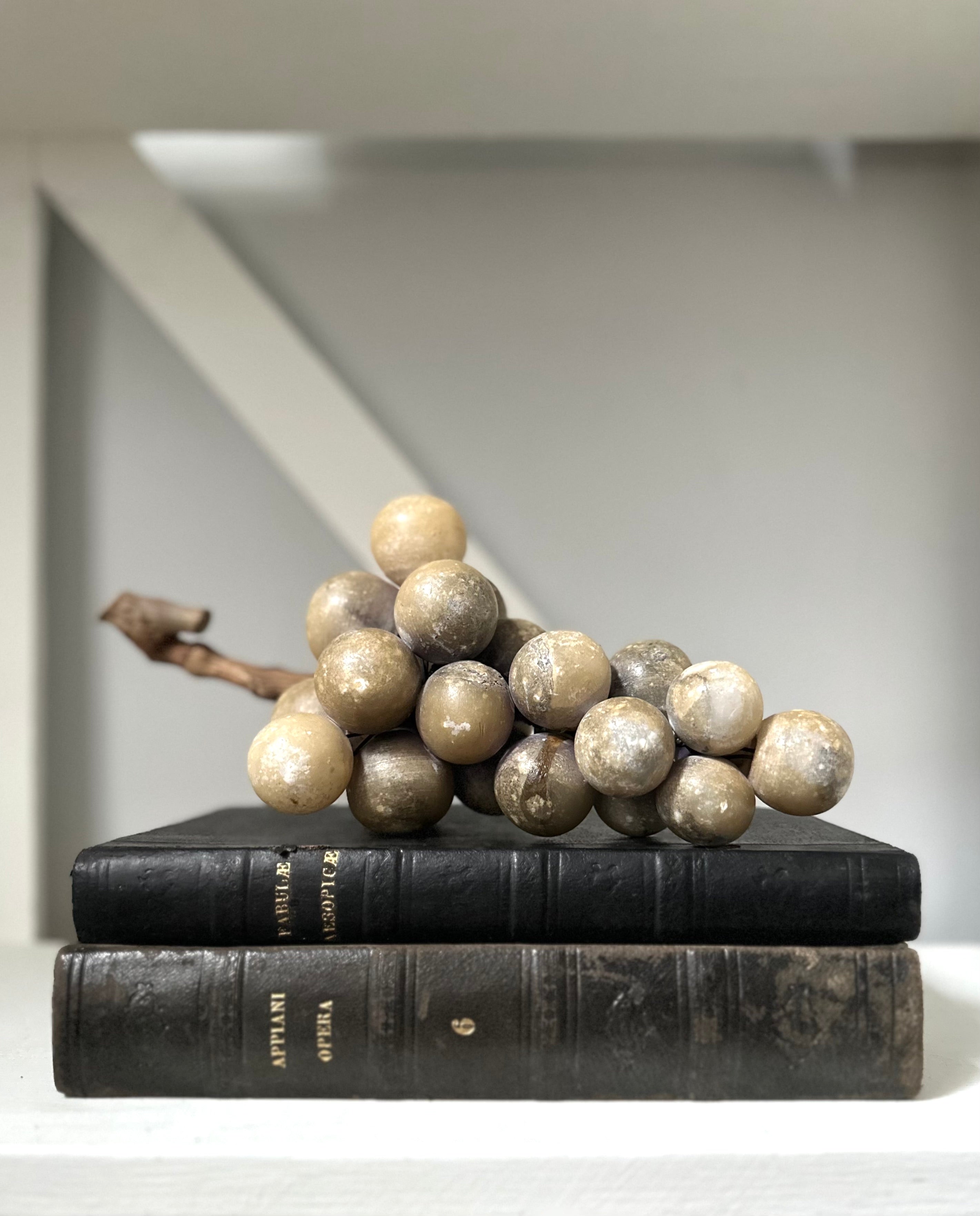 Vintage Alabaster Grapes