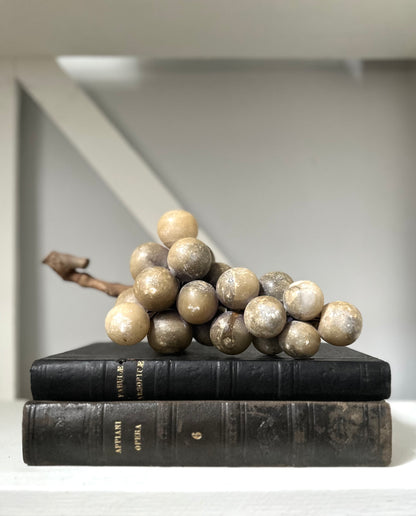 Vintage Alabaster Grapes