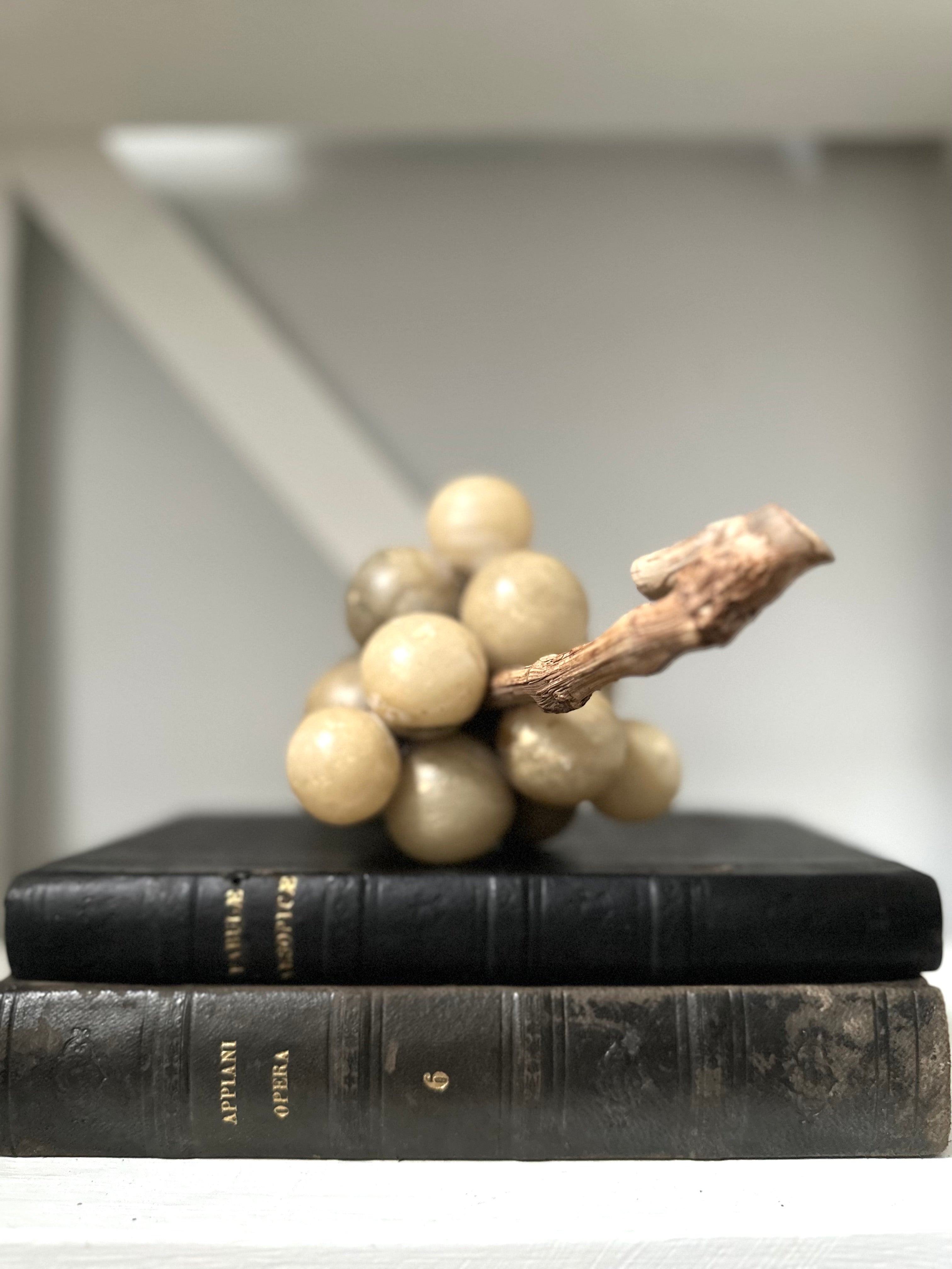 Vintage Alabaster Grapes