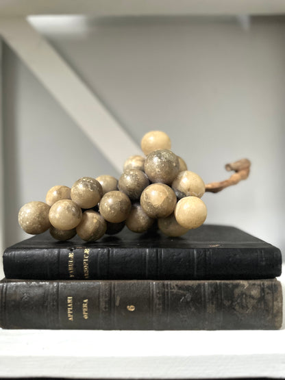Vintage Alabaster Grapes