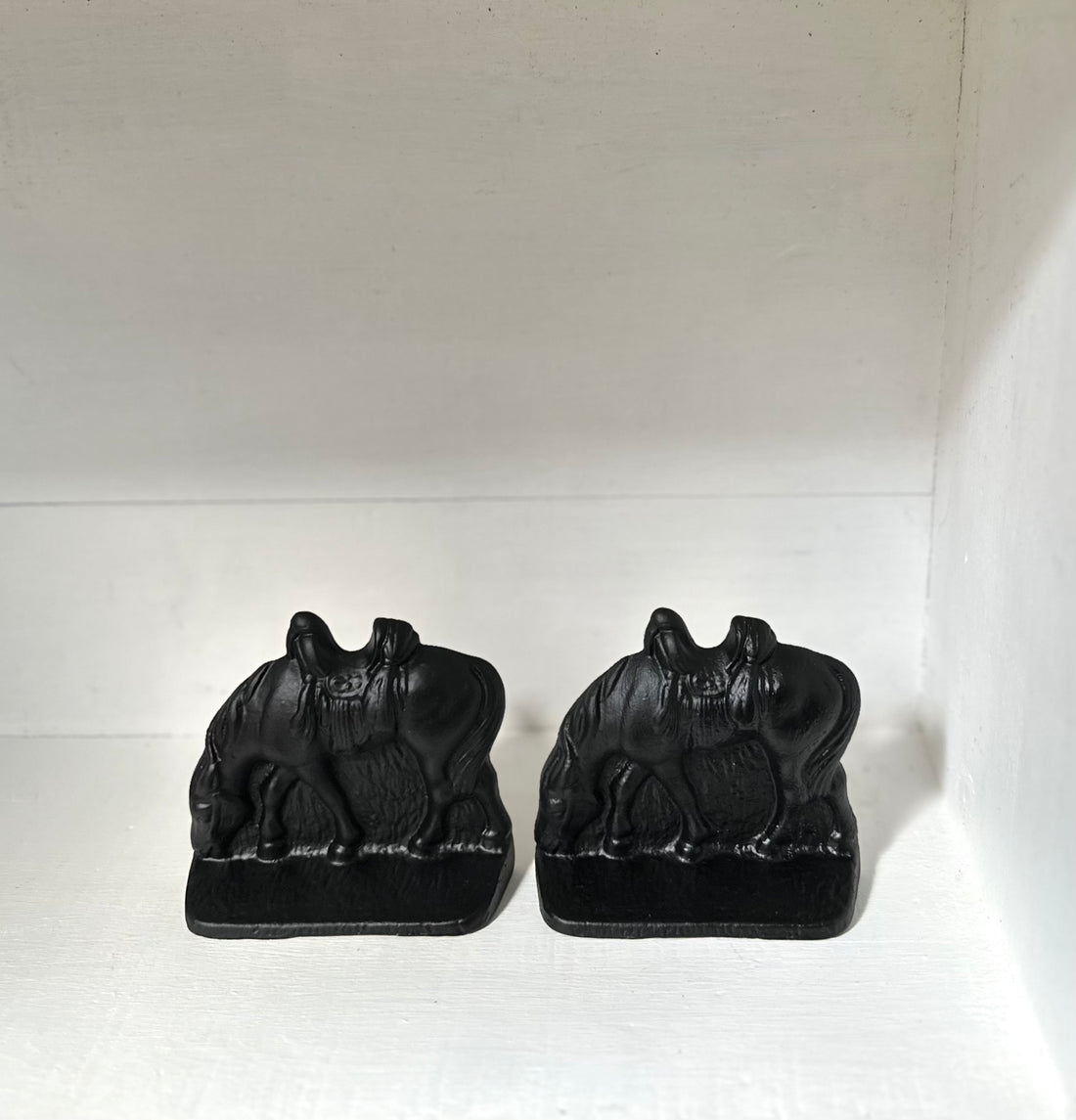 Antique Equestrian Bookends