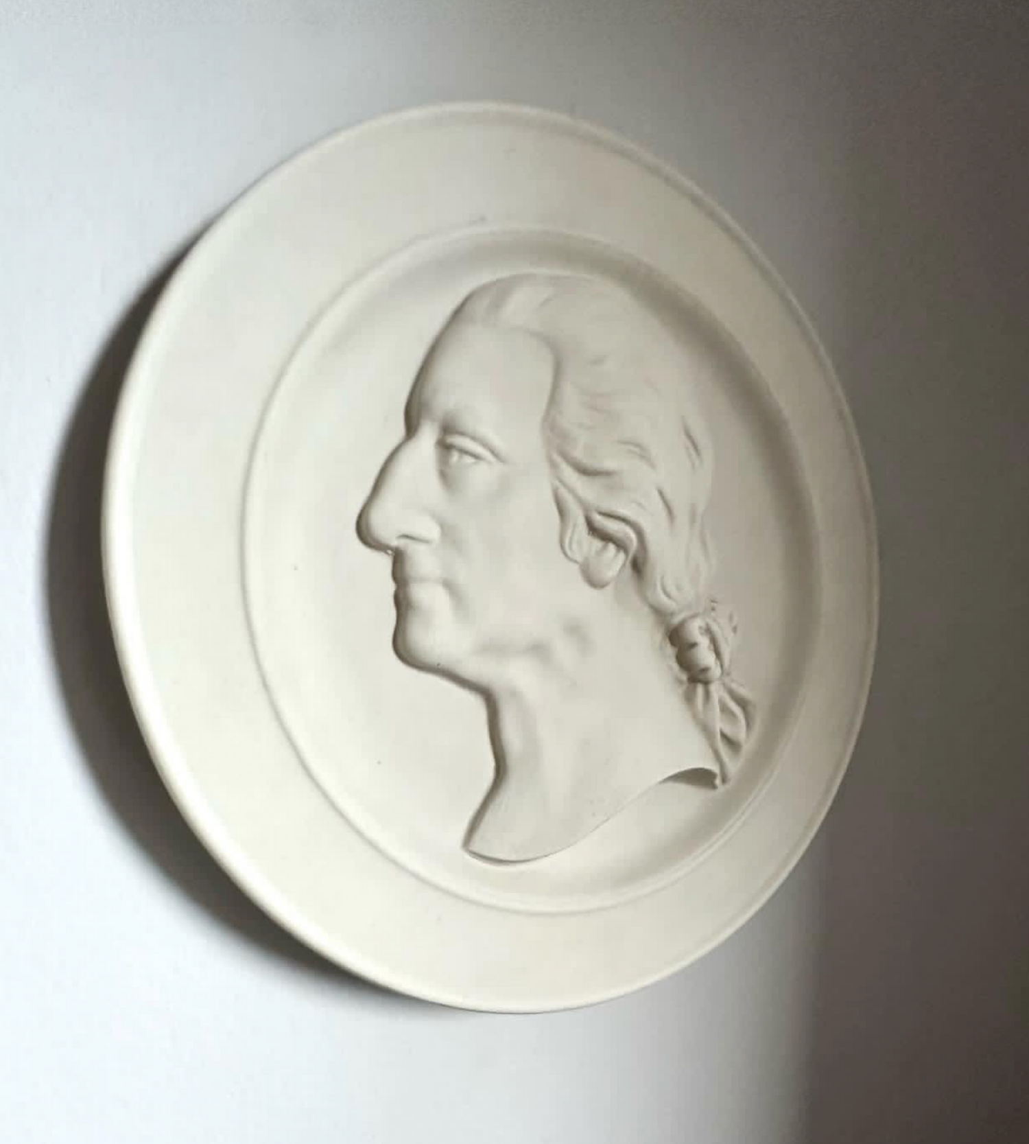 Vintage Relief Profile Plaque
