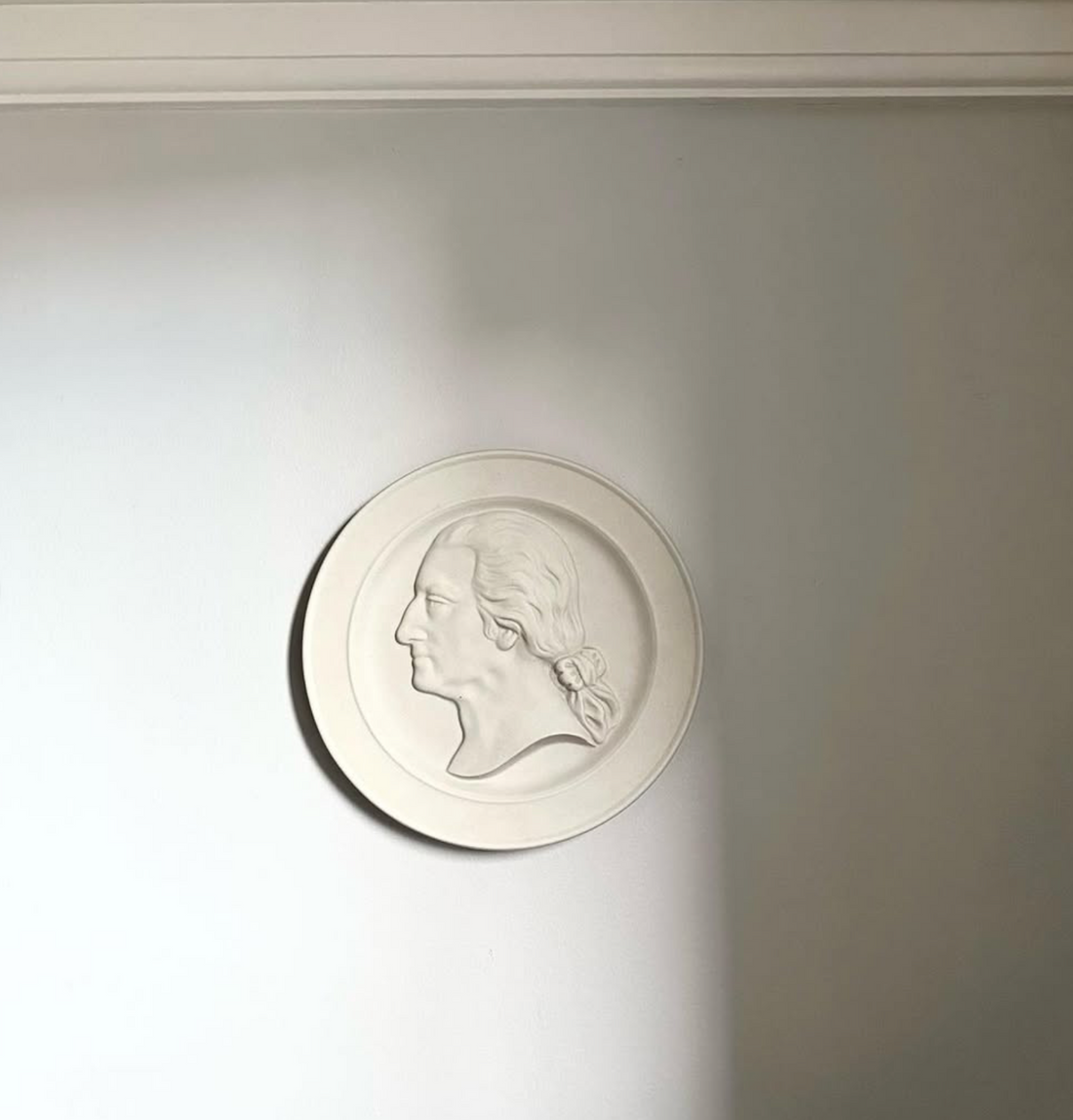 Vintage Relief Profile Plaque