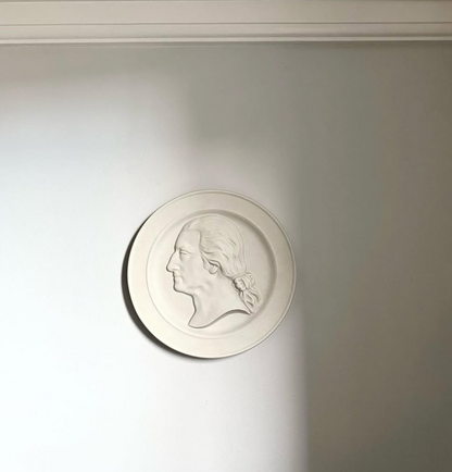 Vintage Relief Profile Plaque