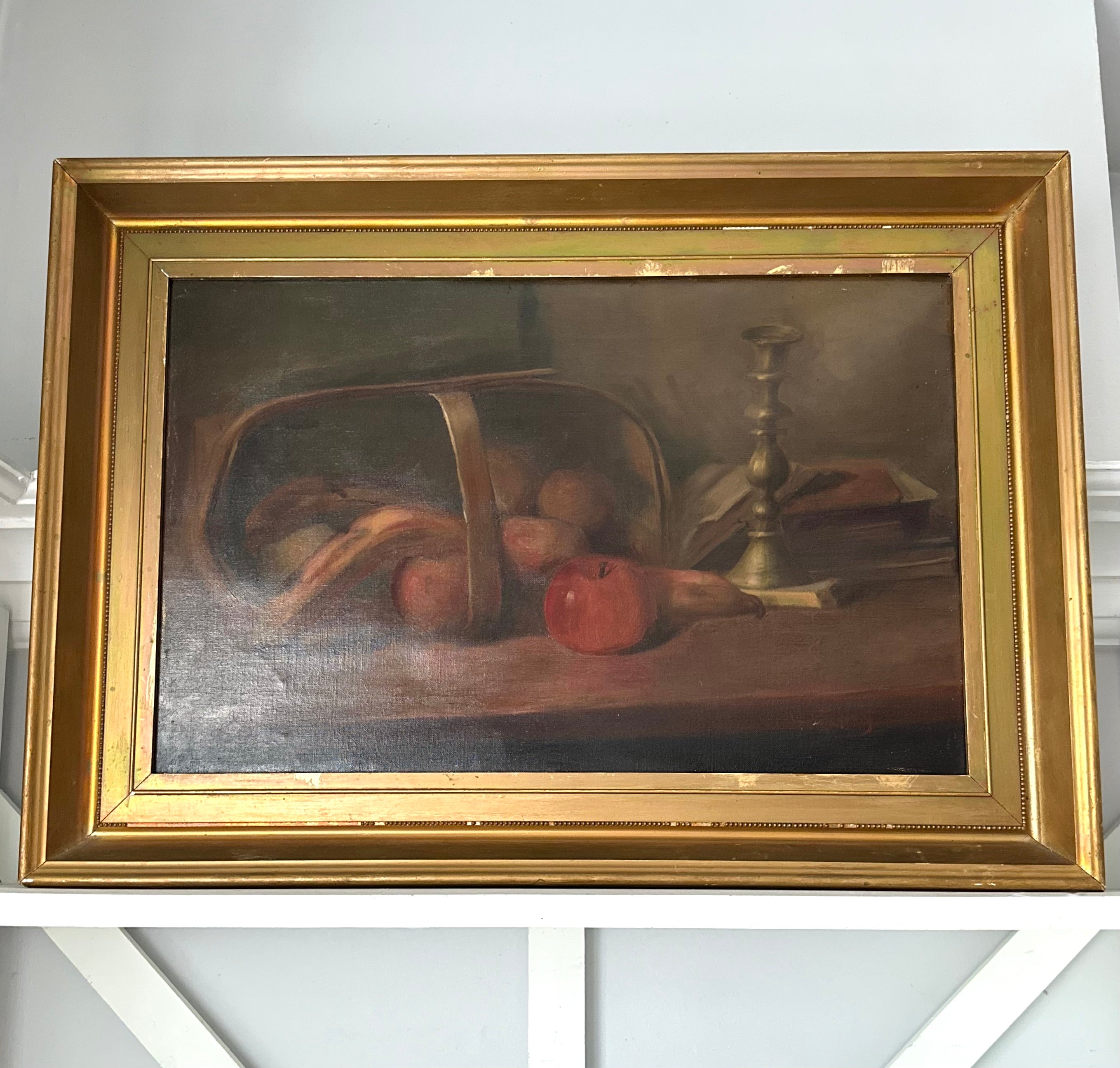 Vintage Still Life Oil Painting