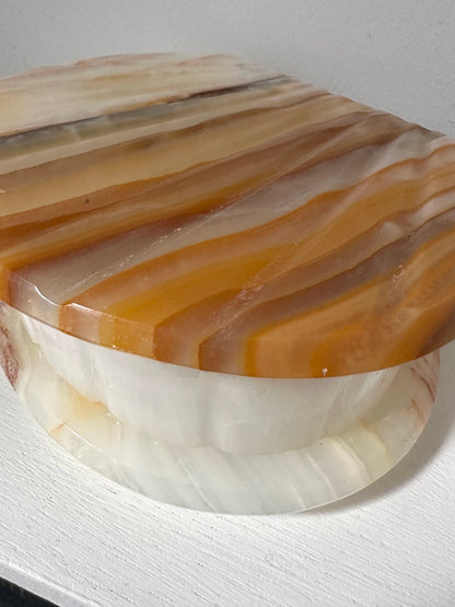 Vintage Onyx Trinket/Jewellery Box