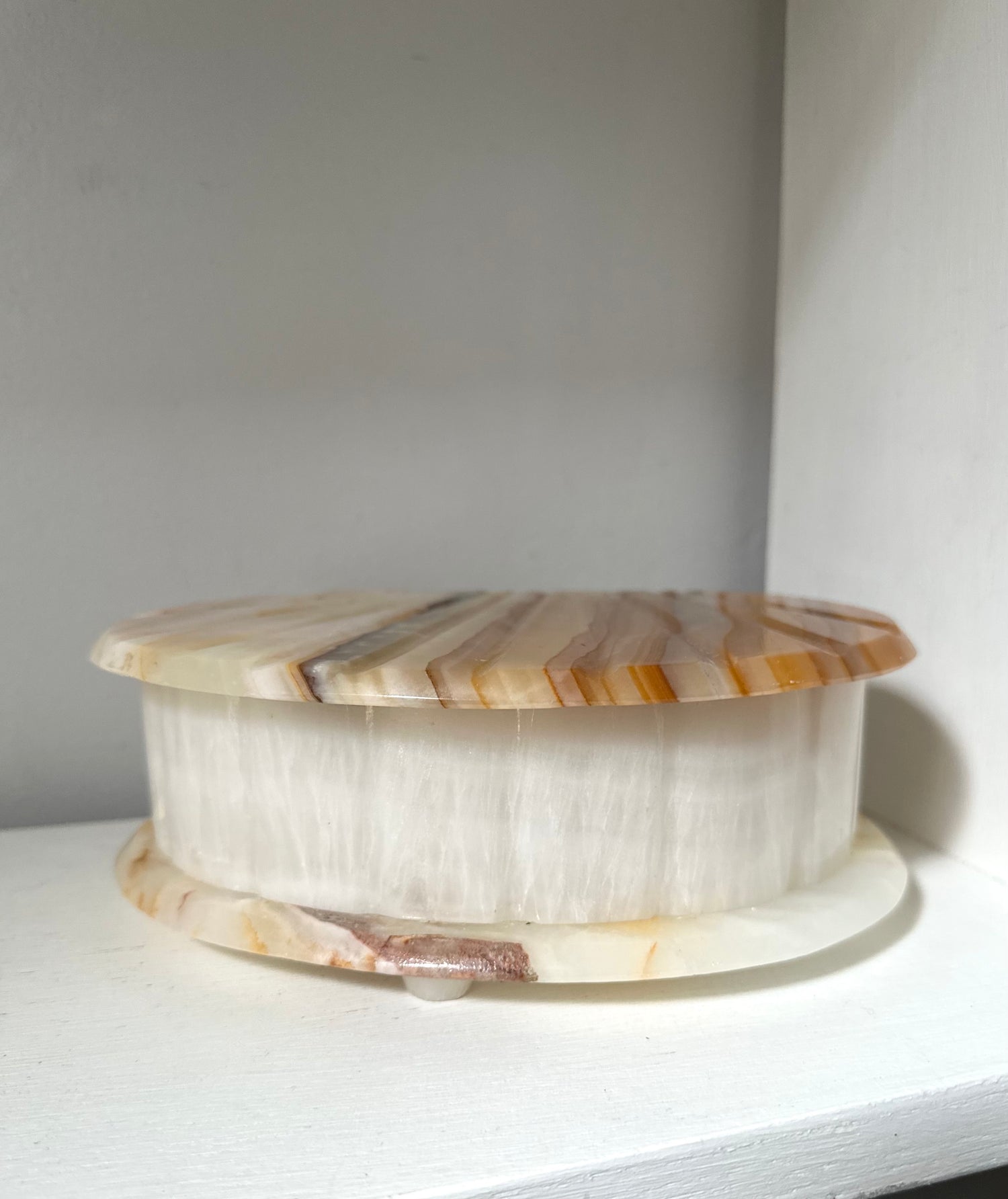 Vintage Onyx Trinket/Jewellery Box