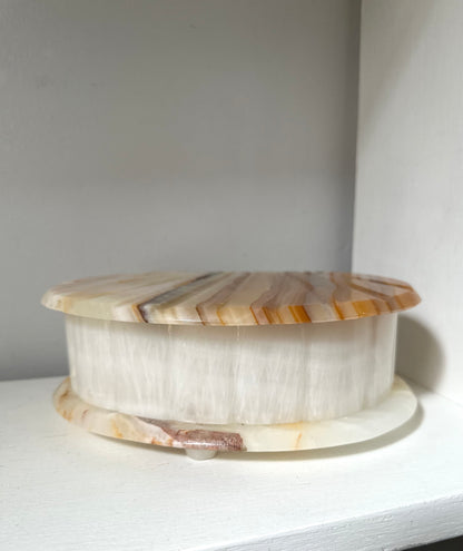 Vintage Onyx Trinket/Jewellery Box