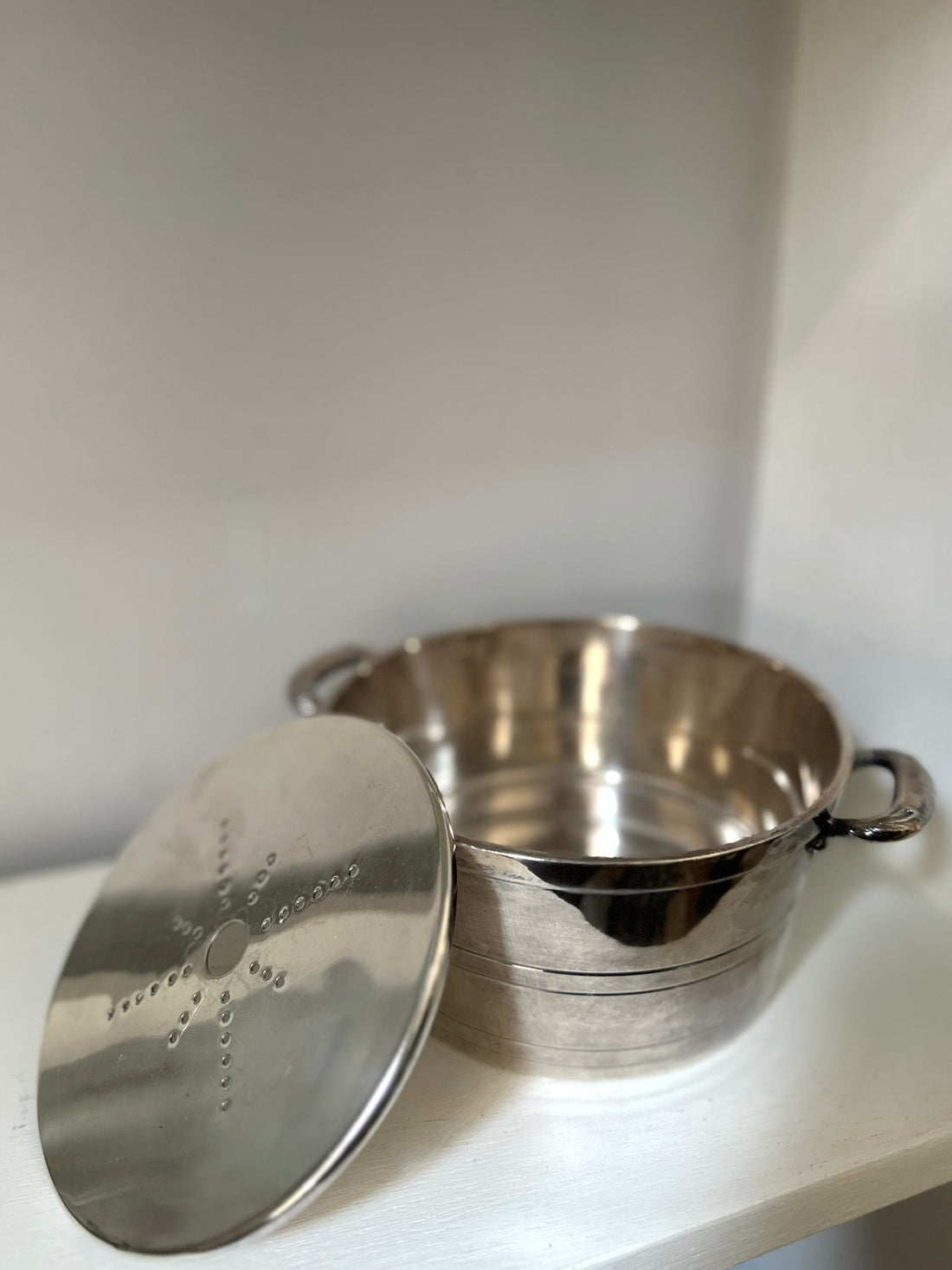 Vintage silverplate ice bucket/wine cooler