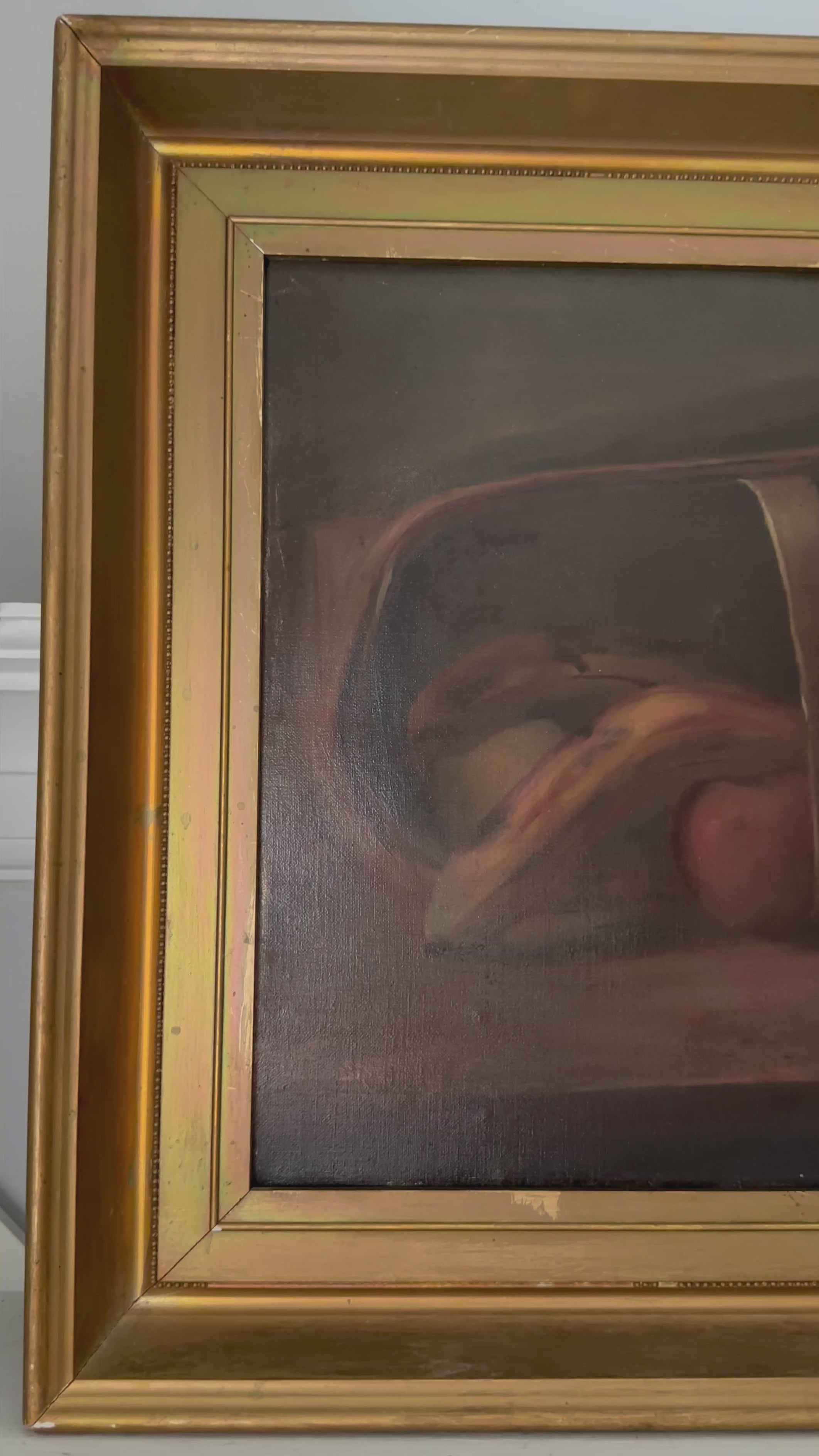 Vintage Still Life Oil Painting