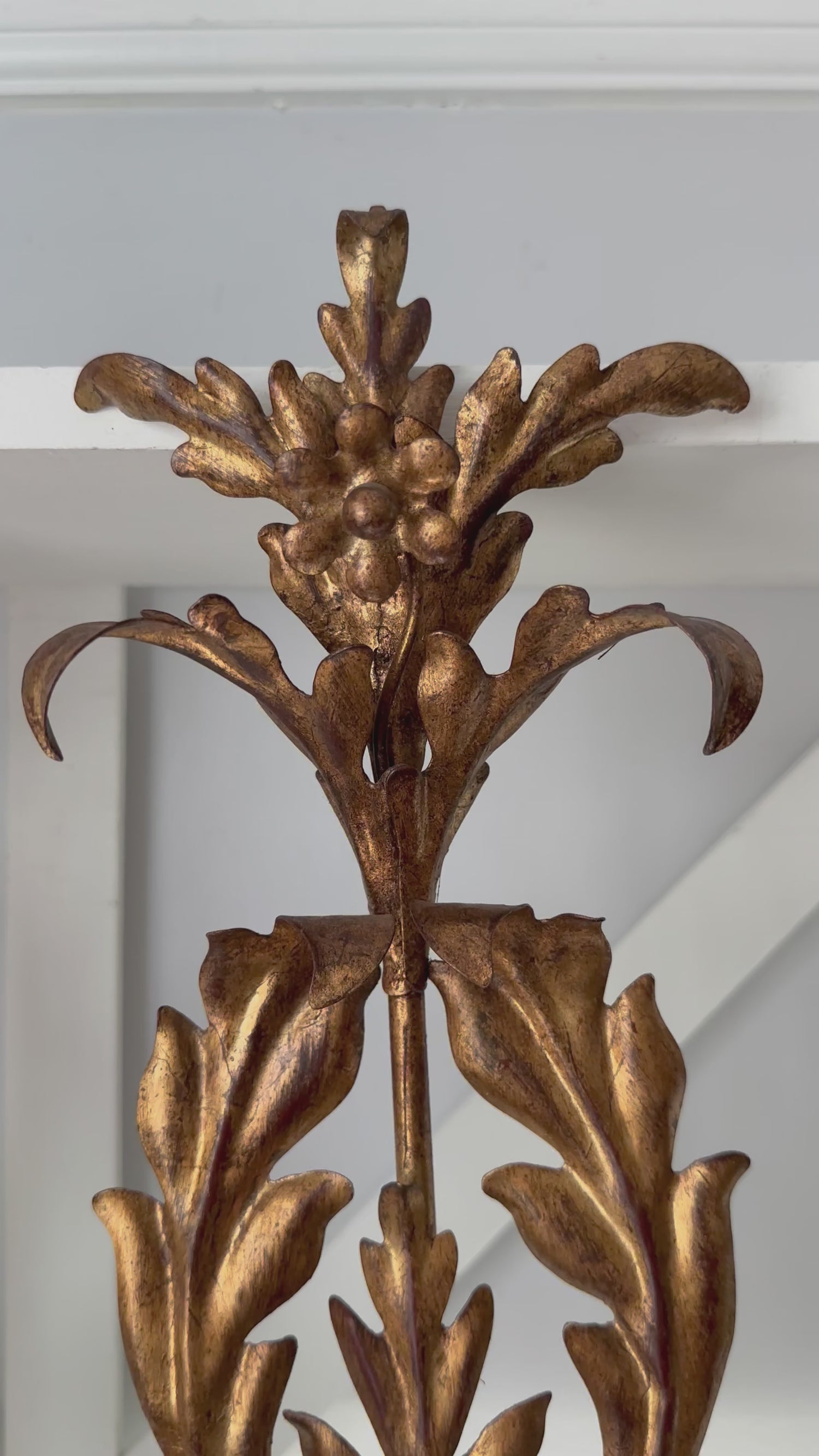 Pair Vintage Hollywood Regency Sconces