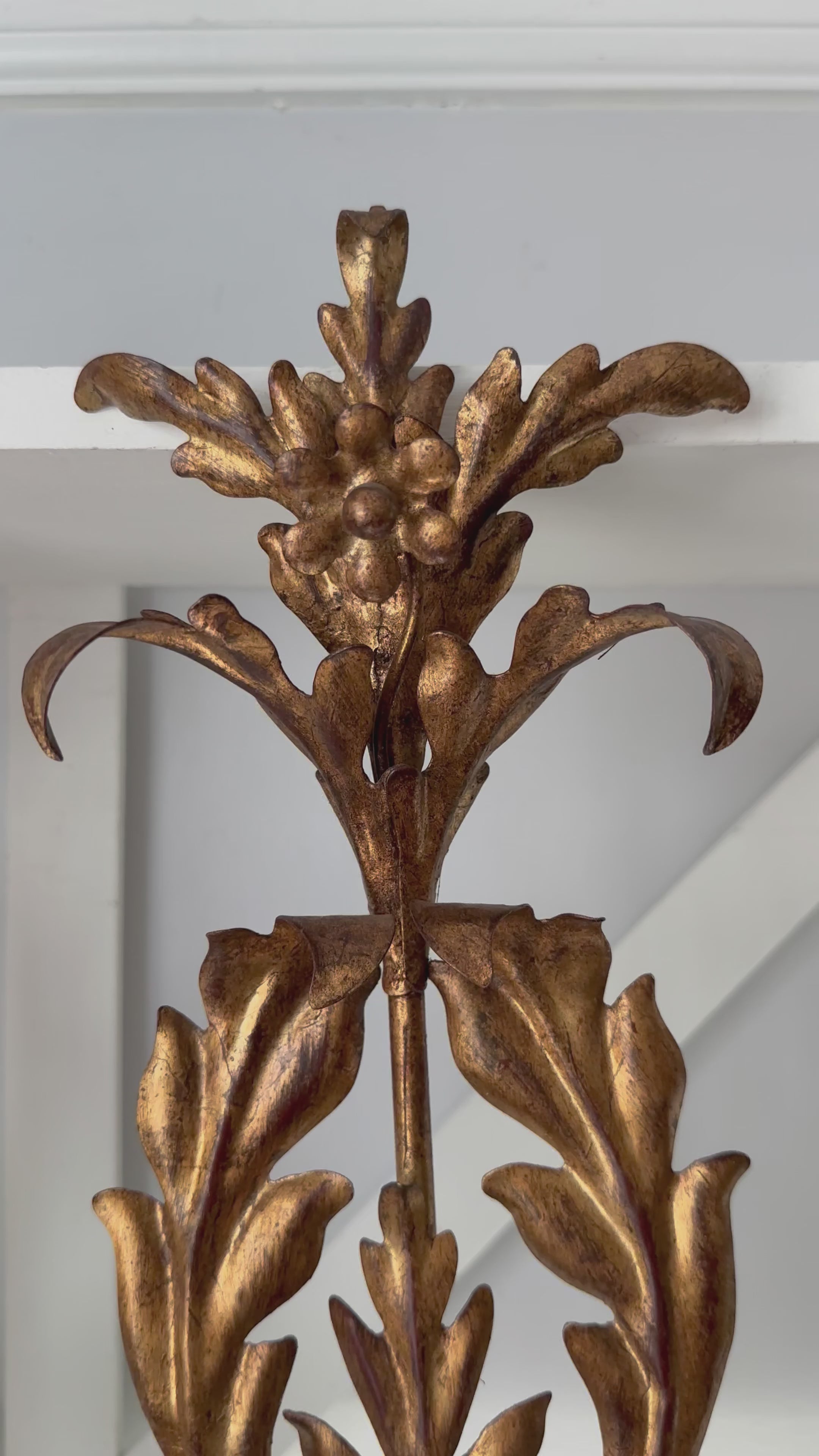 Pair Vintage Hollywood Regency Sconces