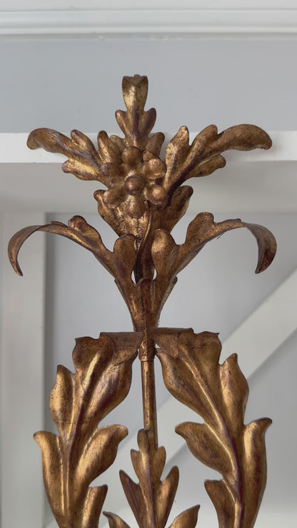 Pair Vintage Hollywood Regency Sconces