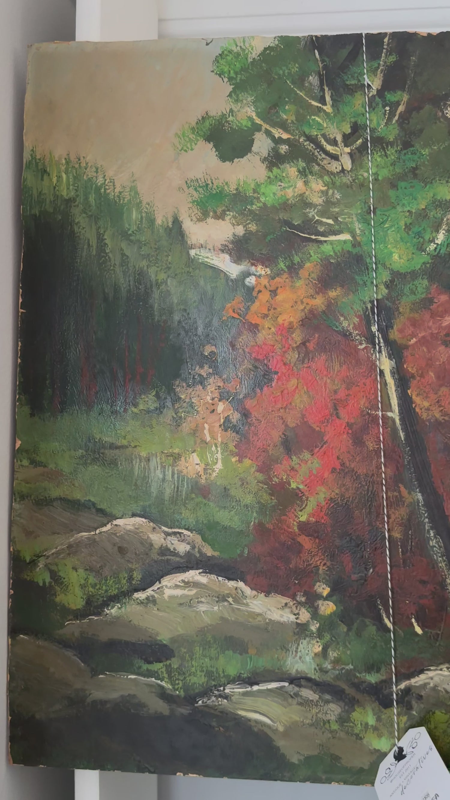 Large Vintage Painting, Sweden